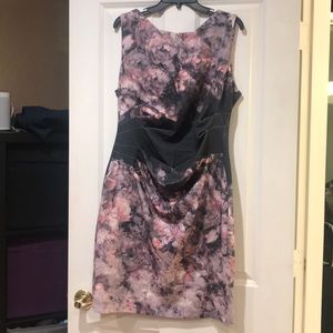 DKNY grey/pink floral pattern dress new with tag!